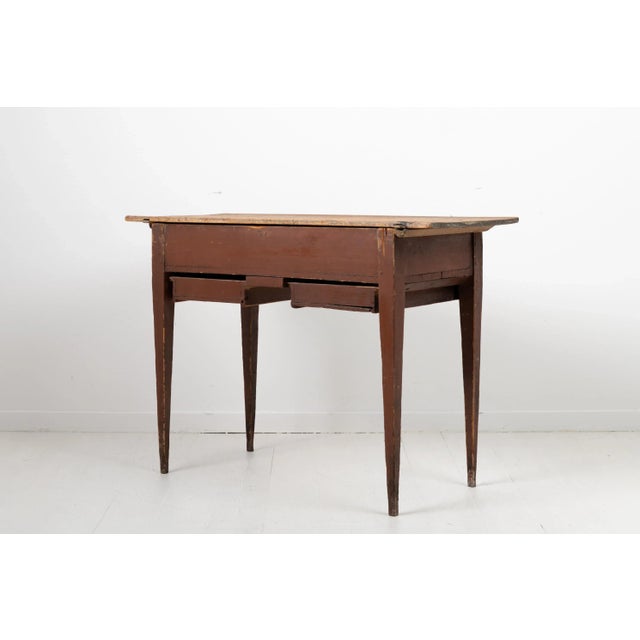 Late 18th Century Swedish Pine Gustavian Country Table For Sale - Image 6 of 10
