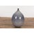 Prem Collection Hand Crafted Artisan Vase with Narrow Mouth and Blue Grey Glaze For Sale - Image 12 of 12