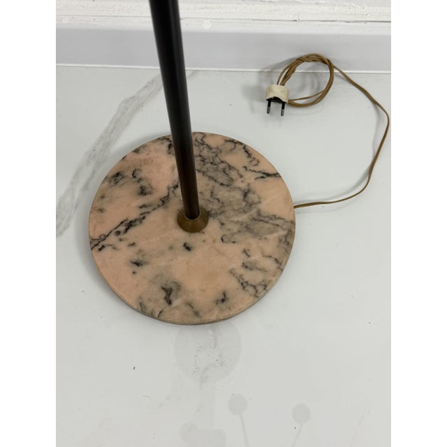 Metal Small Italian Floor Lamp in the style of Stilnovo, 1950 For Sale - Image 7 of 13