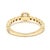 Stones: diamonds, 17 stones round brilliant cut 1.3 - 3.5 mm approximately .33 total carats F-G color, VS1-2 clarity Ring...