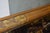 Wood 1970s Rectangular Wood / Plaster Wall Mantel Mirror With Gold / Bronze Swirl Patterned Overlay Edge For Sale - Image 7 of 12