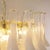 White and Crystal Color Murano Glass Petal Chandelier, Italy, 1990s For Sale - Image 9 of 11
