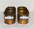 Vintage Brass Herb Planters With Blue & White Ceramic Handles - A Pair For Sale In Chicago - Image 6 of 12