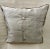 Light Gray Tree of Life Embroidered Silk Decorative Pillow Cover For Sale - Image 8 of 8