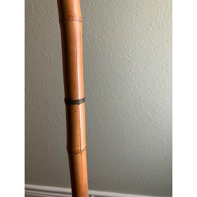 Russel Wright, Nyc Bamboo and Spun Brass Floor Lamp, Mid-20th Century For Sale - Image 10 of 12