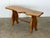 Sculptural Live-Edge Bench in Walnut, 1990s For Sale - Image 6 of 7