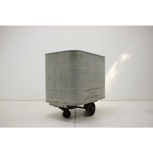 Vintage Industrial Cart by Kovo Bzenec, Czechoslovakia, 1950s For Sale - Image 10 of 11