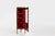 French Louis XV Style Corner Display Cabinet with Arched Glass, 1950 For Sale - Image 3 of 17