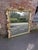Glass Large Antique English Ornate Framed Gilt and Painted Overmantle Mirror, 19th Century For Sale - Image 7 of 7