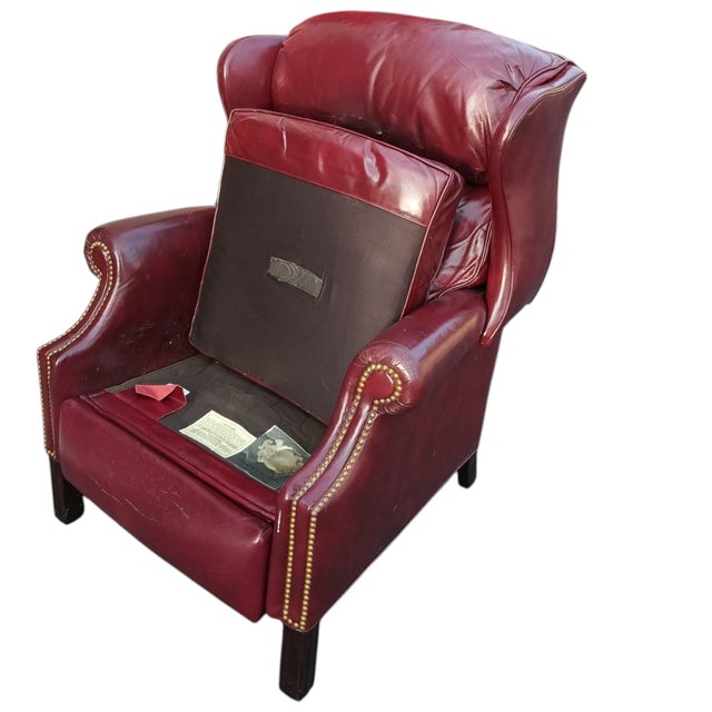 Chippendale Experience the Comfort & Design With the Hancock & Moore Chippendale Recliner Crafted in the Usa For Sale - Image 3 of 9