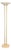 French Travertine Floor Lamp from Maison Le Dauphin, 1980s For Sale