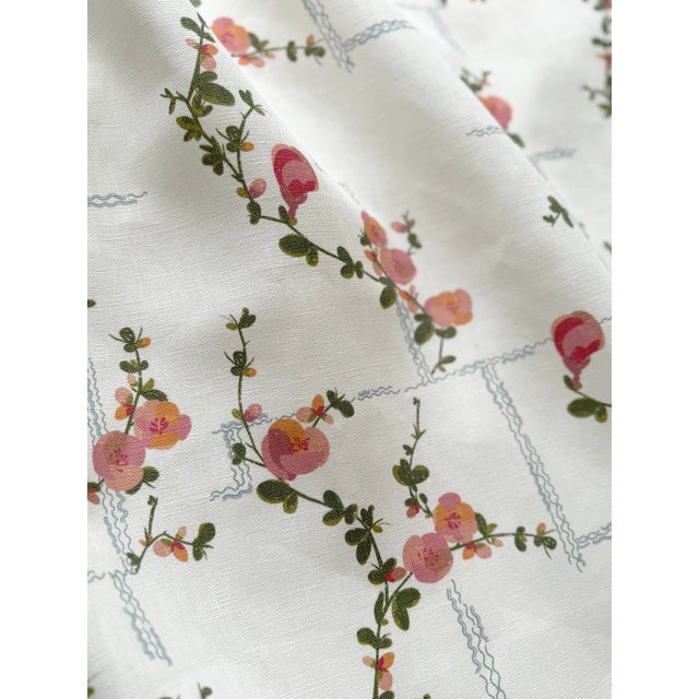 Fabric Sample - Lizzet Frausto Coco in White Linen For Sale