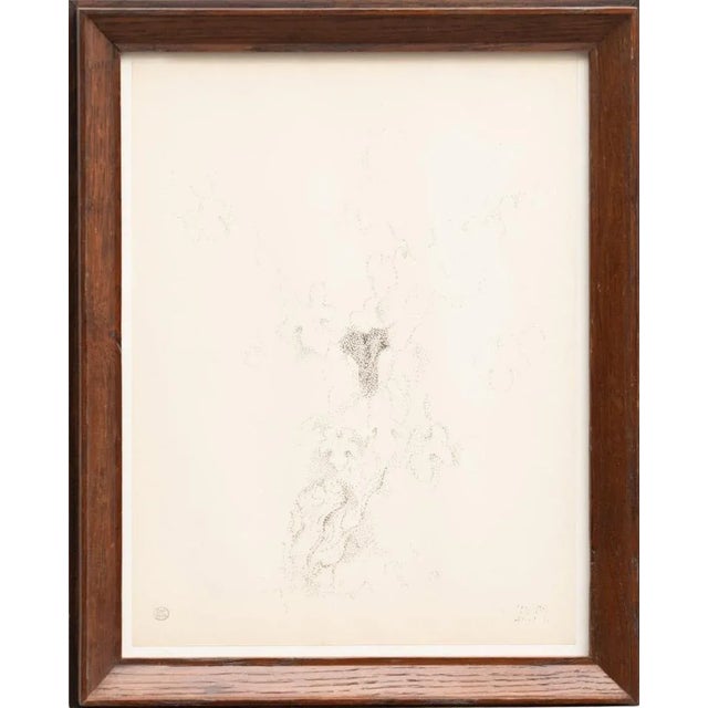 Dora Maar, Pointillist Colored Drawing, 1960, Ink on Paper, Framed For Sale - Image 15 of 15