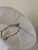 Transitional Silver & Ribbed Glass Table Lamp With Classic White Shade For Sale - Image 9 of 9