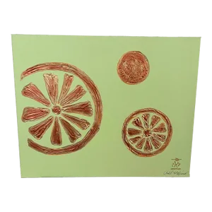 Orange Citrus Collection, Three Oranges Artwork, Designed by Cheryl P. Kohloff