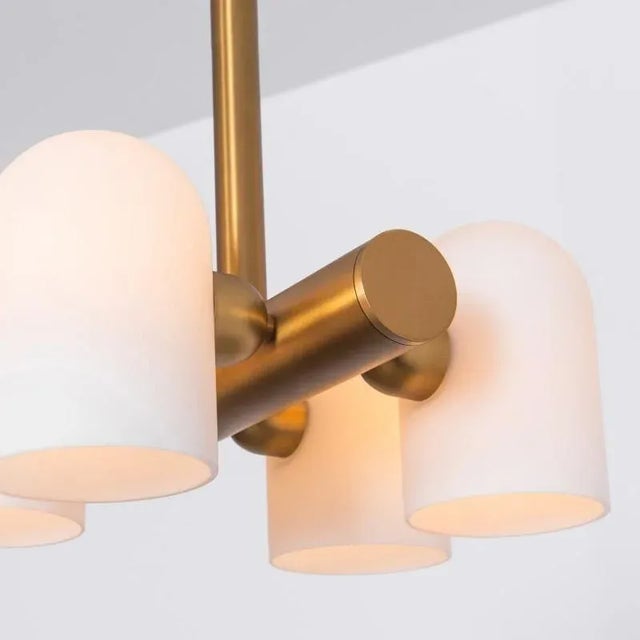 Odyssey Brass Chandelier by Worm For Sale - Image 4 of 8