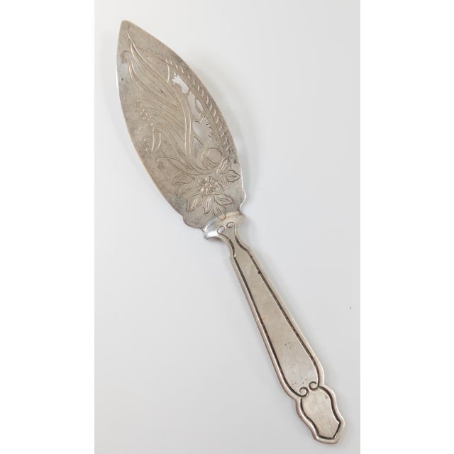 We are selling this nice and very heavy Mexican Sterling silver cake server This server has simple and elegant design with...