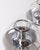 Silver Vintage Italian Wall Lamps in Metal and Glass, 1980s, Set of 2 For Sale - Image 8 of 10