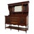 Antique English Carved Walnut Mirror-Back Sideboard, 1900s For Sale - Image 3 of 13