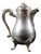 Louis XV Style Silver-Plated Metal Teapot with Pompadour Pattern from Christofle, France, 1980s For Sale