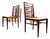 Set of 4 Chairs in Rosewood & Cane, Joaquim Tenreiro, 1950s - Lot 167 For Sale