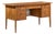 Broyhill Brasilia Mid Century Walnut and Brass Desk For Sale