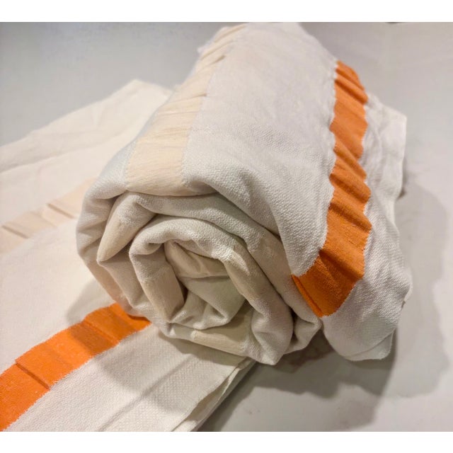 Coastal Chic Shelter Island Turkish Pestemal Towels, a Pair For Sale - Image 9 of 9