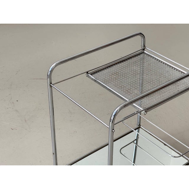 French Art Deco Bar Trolley with Removable Oil Lamps, 1940s For Sale - Image 13 of 17