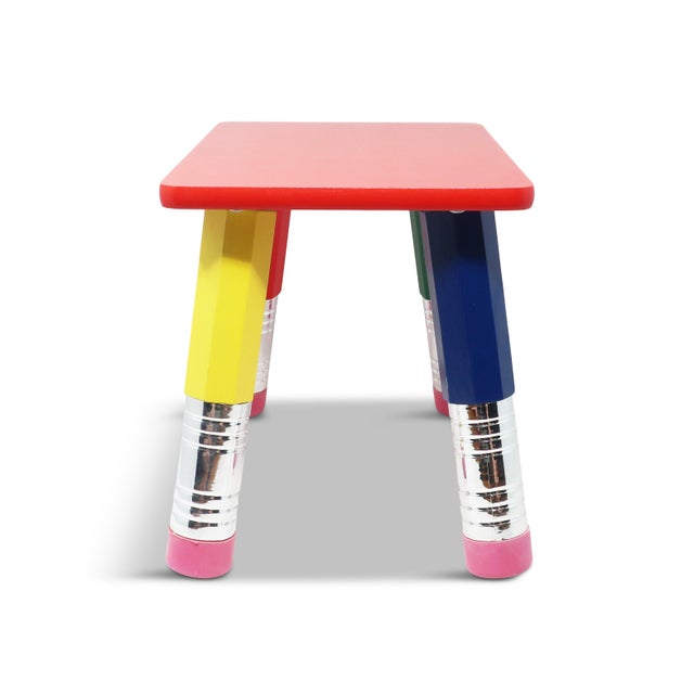 Vintage 1980s Pierre Sala Pencil Stool For Sale - Image 4 of 7