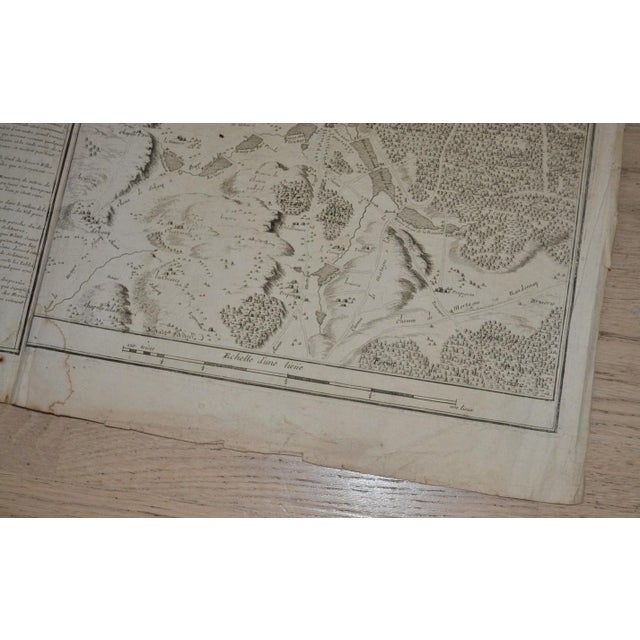 French 18th Century Year 1700 New and Ancient Thebaid Pair of Maps For Sale - Image 3 of 12