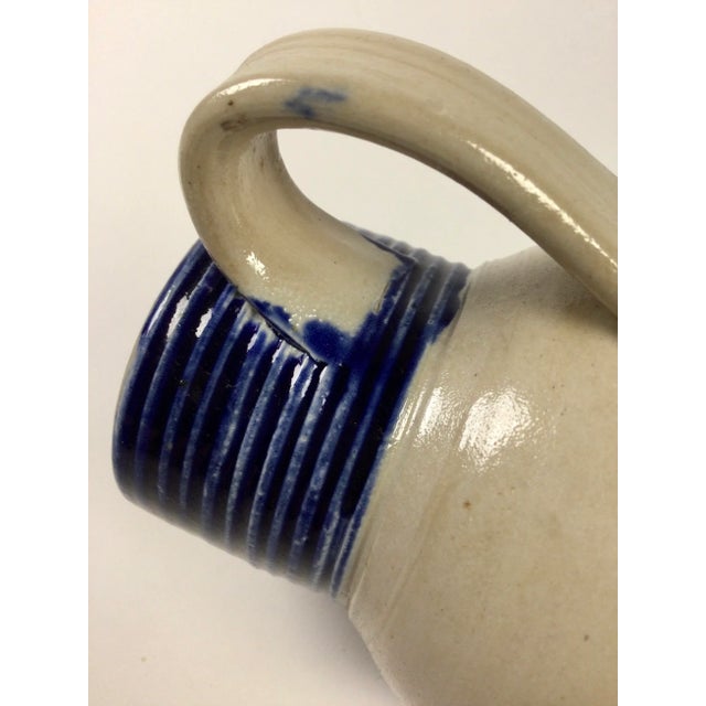 Hand Thrown Clay Cobalt Mini Pitcher For Sale In Portland, ME - Image 6 of 13