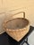 Antique Late 19th Century American Splint Oak Gathering Basket For Sale - Image 4 of 10