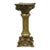 Vintage Neoclassical Brass Bronze Corinthian Column Pedestal Plant Stand For Sale
