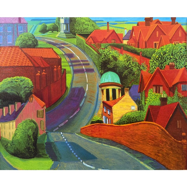 Paper David Hockney, The Road to York Through Sledmere, 1997, Print For Sale - Image 7 of 9