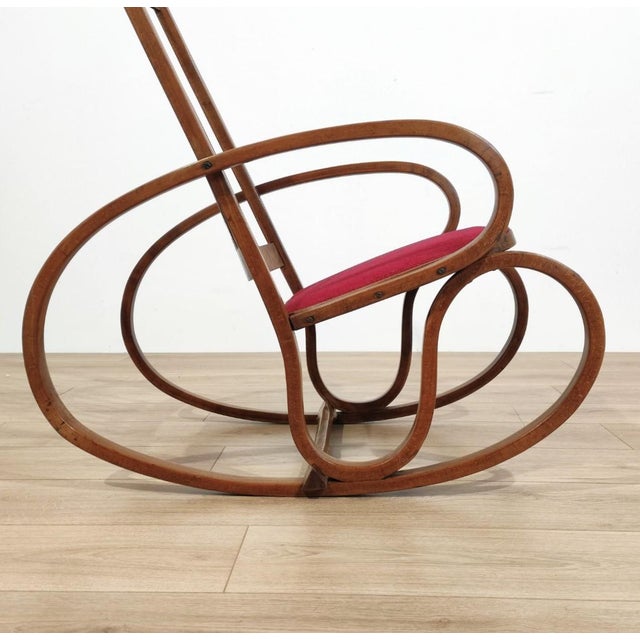Rocking Chair from Jacob & Josef Kohn, Austria, 1900s For Sale - Image 3 of 12