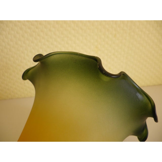 Rosa Table Lamp with Tulip-Shaped Glass Paste Lampshade, 1999 For Sale - Image 12 of 18