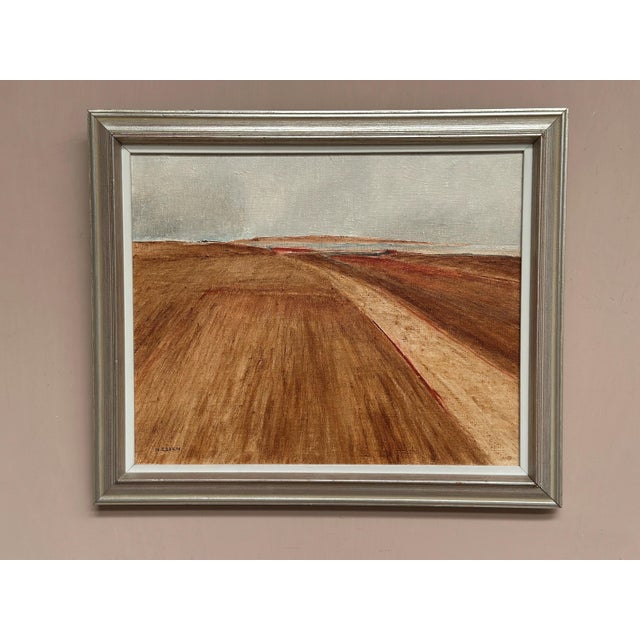 Nils Essen, Rustic Landscape, 1950s, Oil Painting on Canvas, Framed For Sale - Image 15 of 18