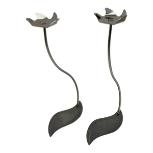 Allan Schaff Tealight Candle Holders for Royal Copenhagen - A Pair