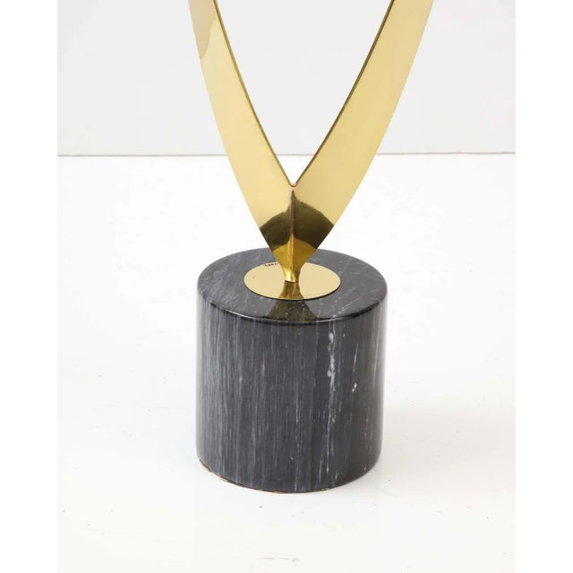 Curtis Jere 1987 Curtis Jeré "Eternal Flame" Brass Floor Sculpture For Sale - Image 4 of 10