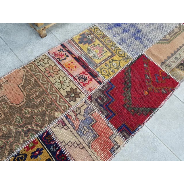 Ethnic Vintage Turkish Anatolian Carpet For Sale - Image 9 of 10