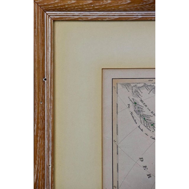 America: A Framed Hand-Colored 19th Century German Map by Adolph Stieler, 1832 For Sale - Image 9 of 9