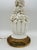 Mid-Century Modern Spanish Ceramic Applied Flowers Lamp from Bondia, 1940s For Sale - Image 3 of 18
