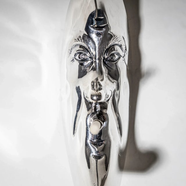 Late 19th Century Silver Cigar Lighter in Crescent Moon Shape, 1891 For Sale - Image 5 of 8