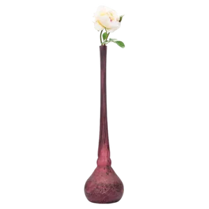 Acid Etched Purple and Pink Soliflore Vase from Daum, 1904