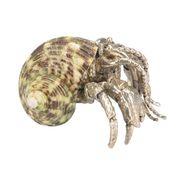 Transitional Hermit Crab Paperweight For Sale - Image 3 of 5