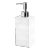 Cabana Bath Accessories - Lotion Dispenser White For Sale
