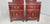Red Lacquered Oriental Bedside Cabinets, Set of 2 For Sale - Image 4 of 6