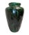 Ceramic 1920s Zanesville Tobacco Leaf Multi-Toned Green Glaze #102 Vase For Sale - Image 7 of 7