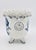 Vintage Ceramic Blue and White Planter For Sale - Image 10 of 11