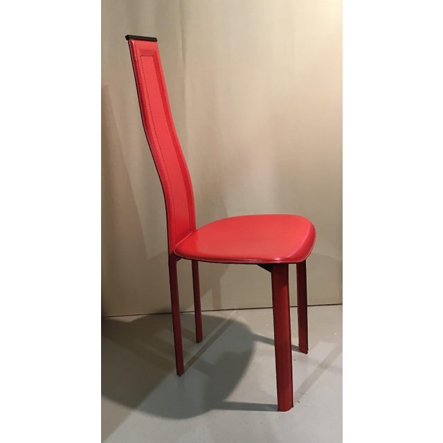 1980s Alice Chairs attributed to Giorgio Cattelan for Cattelan, Italy, 1980s, Set of 4 For Sale - Image 5 of 12